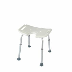 tabouret de douche rectangulaire avec découpe med
